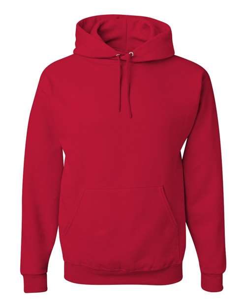 JERZEES NuBlend® Hooded Sweatshirt 996MR True Red Custom Embroidered Business Logo