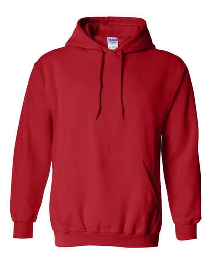 Gildan Heavy Blend™ Hooded Sweatshirt 18500 Purple Custom Embroidered Business Logo