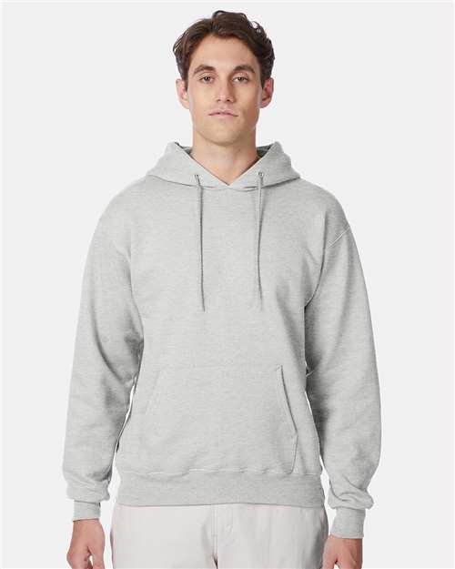 Custom Embroidered  Hanes Ultimate Cotton® Hooded Sweatshirt F170 Ash