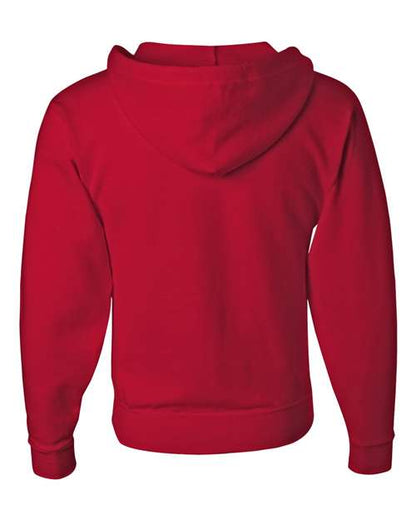 JERZEES NuBlend® Full-Zip Hooded Sweatshirt 993MR Custom Embroidered Business Logo