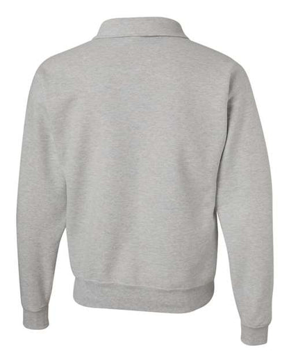 JERZEES Super Sweats NuBlend® Quarter-Zip Cadet Collar Sweatshirt 4528MR Custom Embroidered Business Logo