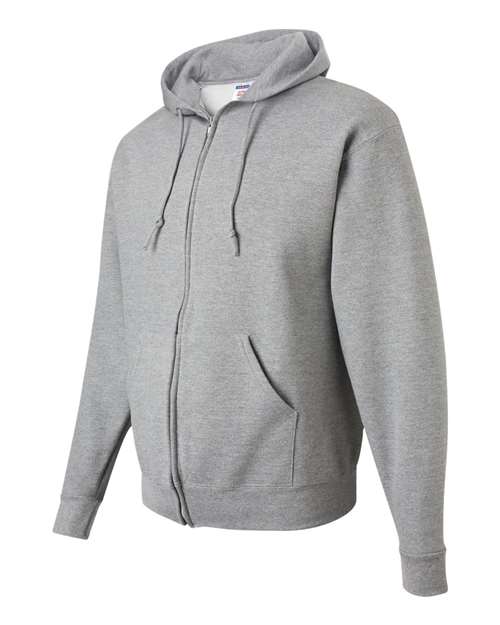 JERZEES Super Sweats NuBlend® Full-Zip Hooded Sweatshirt 4999MR Custom Embroidered Business Logo