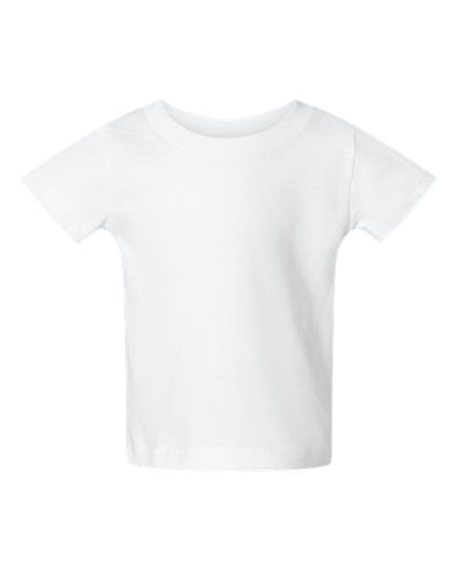 Rabbit Skins Infant Cotton Jersey Tee 3401 White