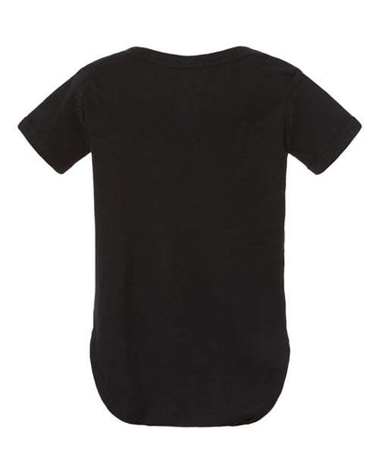 Rabbit Skins Infant Baby Rib Bodysuit 4400 Black