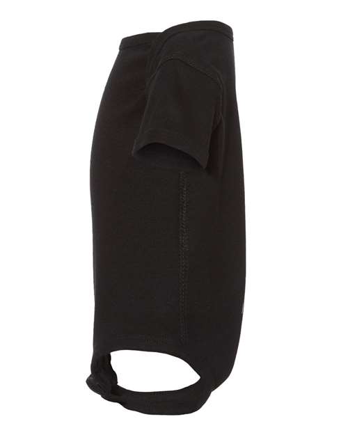 Rabbit Skins Infant Baby Rib Bodysuit 4400 Black