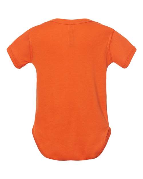 Rabbit Skins Infant Baby Rib Bodysuit 4400 Orange