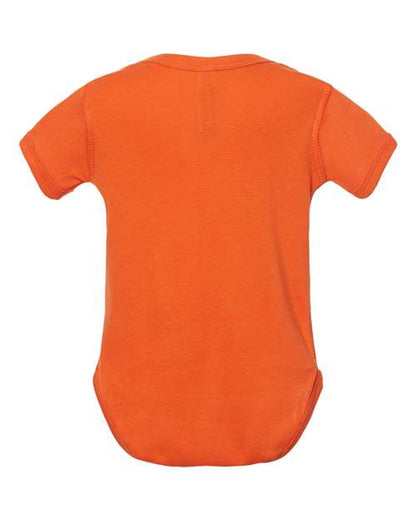 Rabbit Skins Infant Baby Rib Bodysuit 4400 Orange