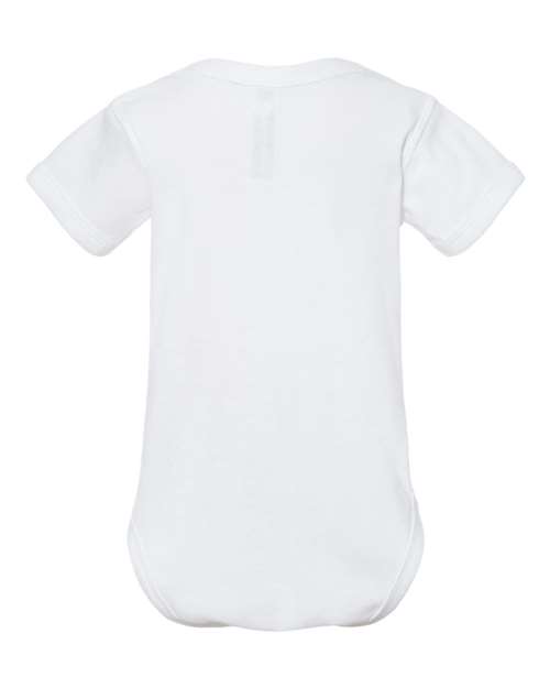 Rabbit Skins Infant Baby Rib Bodysuit 4400 White
