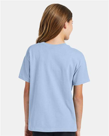 Hanes Ecosmart™ Youth T-Shirt 5370 Light Blue