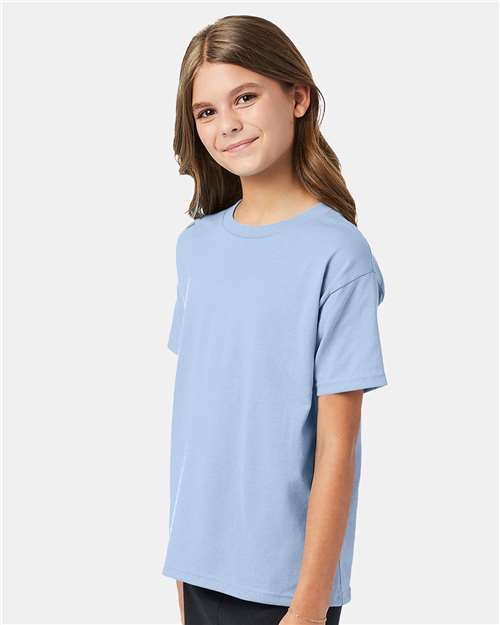 Hanes Ecosmart™ Youth T-Shirt 5370 Light Blue