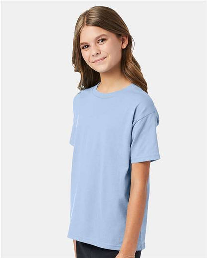 Hanes Ecosmart™ Youth T-Shirt 5370 Light Blue