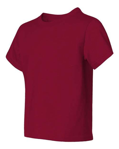JERZEES Dri-Power® Youth 50/50 T-Shirt 29BR Cardinal Custom Embroidered Business Logo