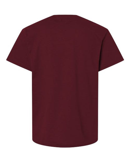 Gildan DryBlend® Youth T-Shirt 8000B Lime Custom Embroidered Business Logo