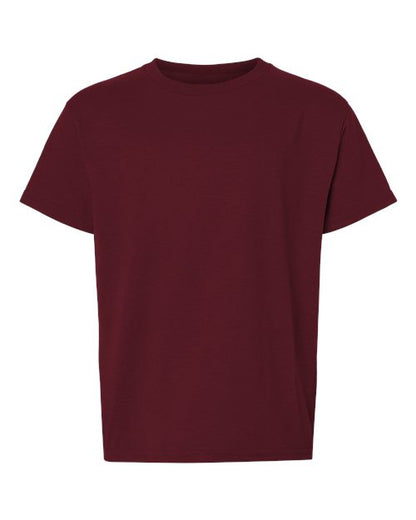 Gildan DryBlend® Youth T-Shirt 8000B Lime Custom Embroidered Business Logo