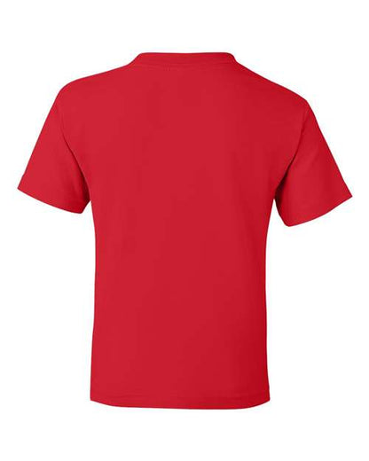 Gildan DryBlend® Youth T-Shirt 8000B Red Custom Embroidered Business Logo
