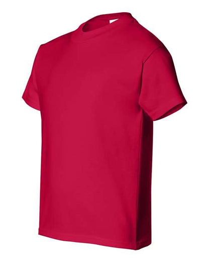 Hanes Essential-T Youth T-Shirt 5480 Deep Red