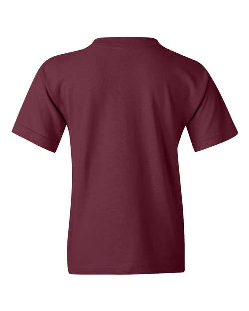 Gildan Heavy Cotton™ Youth T-Shirt 5000B Lime Custom Embroidered Business Logo
