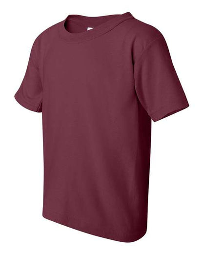 Gildan Heavy Cotton™ Youth T-Shirt 5000B Lime Custom Embroidered Business Logo
