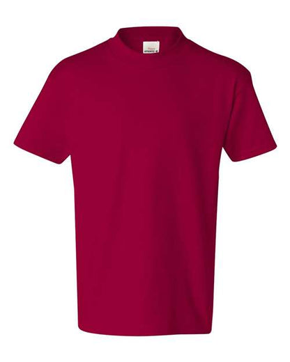 Hanes Authentic Youth T-Shirt 5450 Deep Red