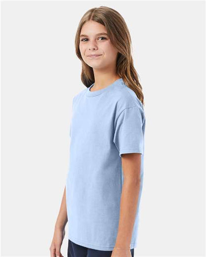 Hanes Authentic Youth T-Shirt 5450 Light Blue