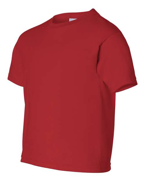 Gildan Ultra Cotton® Youth T-Shirt 2000B Red Custom Embroidered Business Logo
