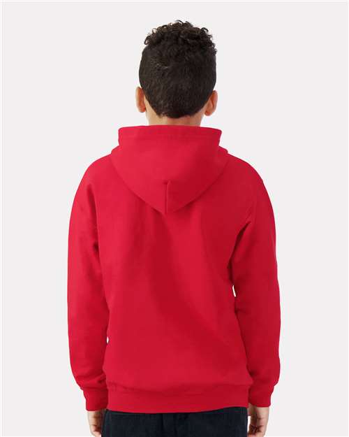 Gildan Heavy Blend™ Youth Full-Zip Hooded Sweatshirt 18600B Custom Embroidered Business Logo