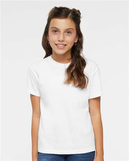 Custom Embroidered  Rabbit Skins Juvy Short Sleeve T-Shirt 3301J  