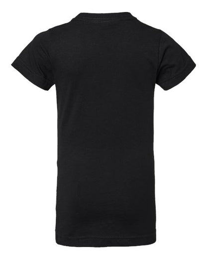 LAT Girls' Fine Jersey Tee 2616 Black