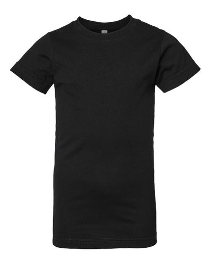 LAT Girls' Fine Jersey Tee 2616 Black