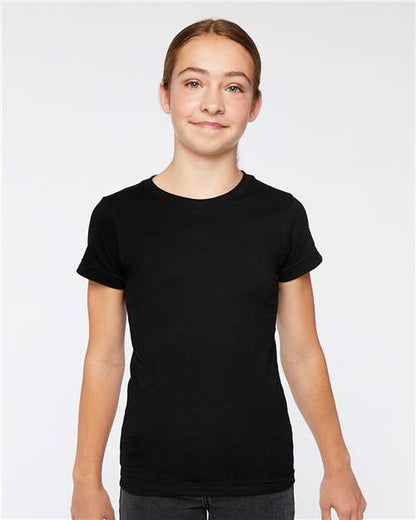 LAT Girls' Fine Jersey Tee 2616 Black