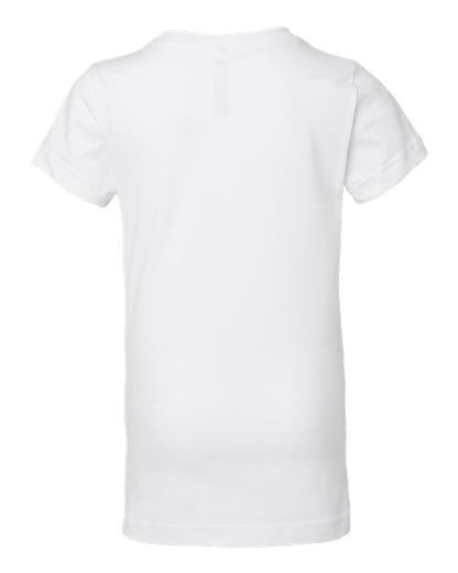 LAT Girls' Fine Jersey Tee 2616 White