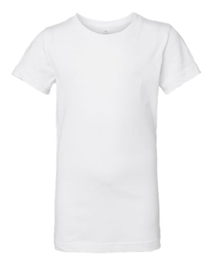 LAT Girls' Fine Jersey Tee 2616 White