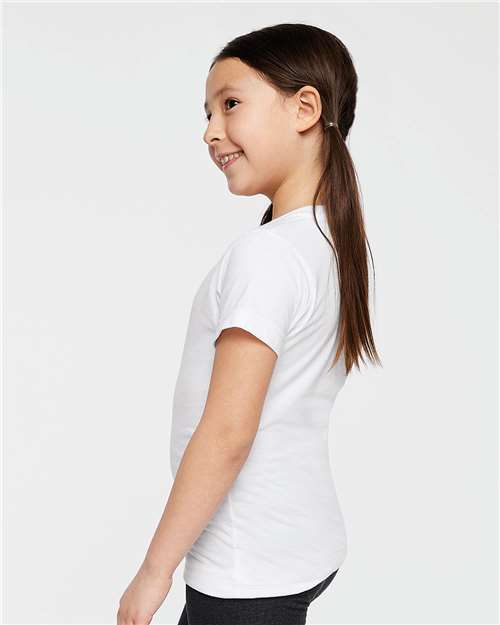 LAT Girls' Fine Jersey Tee 2616 White