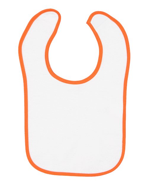 Rabbit Skins Infant Contrast Trim Terry Bib 1003