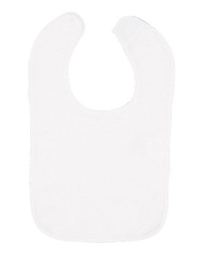 Rabbit Skins Infant Contrast Trim Terry Bib 1003
