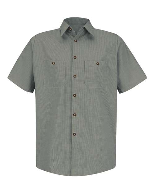 Red Kap Premium Short Sleeve Work Shirt SP20 Custom Embroidered Business Logo