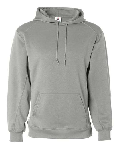 Badger Performance Fleece Hooded Sweatshirt 1454 Silver