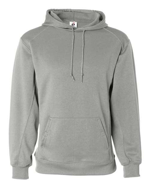 Badger Performance Fleece Hooded Sweatshirt 1454 Silver