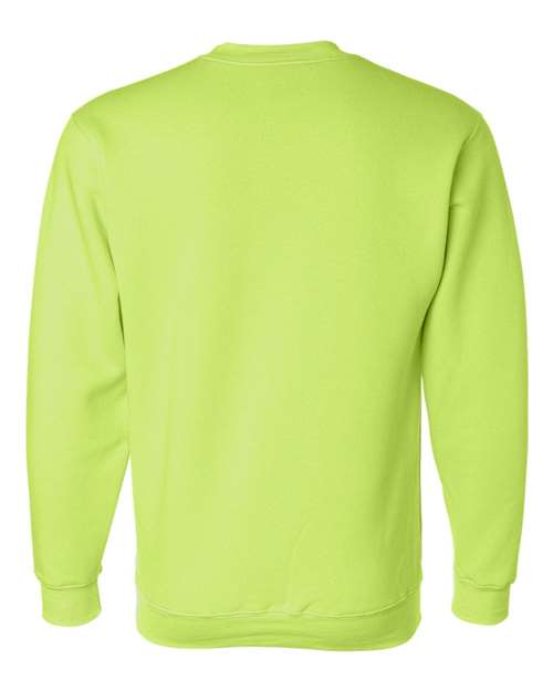 Bayside USA-Made Crewneck Sweatshirt 1102 Lime Green