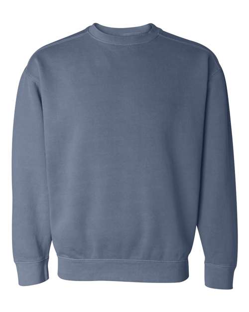 Comfort Colors Youth Attain Two-Button Jersey 1566 Blue Jean Custom Embroidered Business Logo