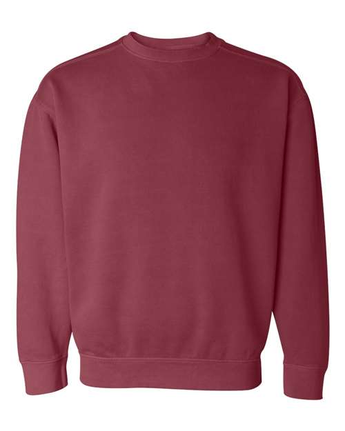 Comfort Colors Youth Attain Two-Button Jersey 1566 Crimson Custom Embroidered Business Logo
