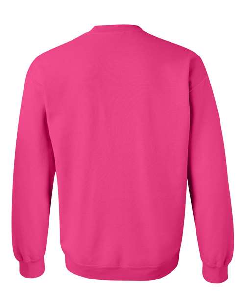 Gildan Heavy Blend™ Crewneck Sweatshirt 18000 Heliconia Custom Embroidered Business Logo