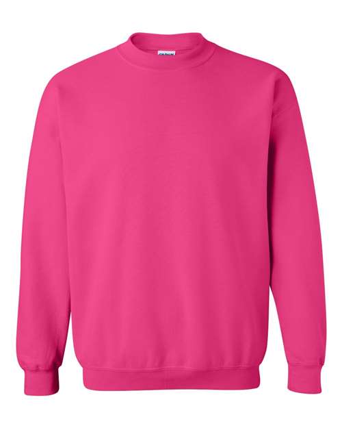 Gildan Heavy Blend™ Crewneck Sweatshirt 18000 Heliconia Custom Embroidered Business Logo