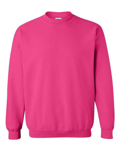 Gildan Heavy Blend™ Crewneck Sweatshirt 18000 Heliconia Custom Embroidered Business Logo
