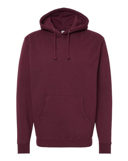 Independent Trading Co. Heavyweight Hooded Sweatshirt IND4000 Light Yellow Custom Embroidered Business Logo