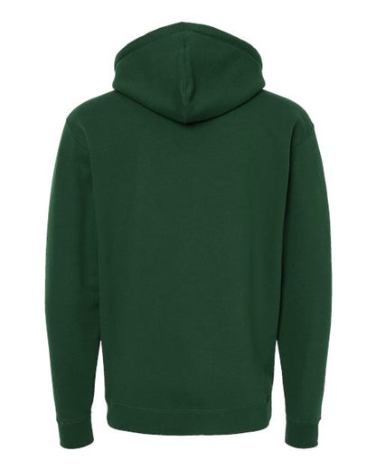 Independent Trading Co. Heavyweight Hooded Sweatshirt IND4000 Dark Green Custom Embroidered Business Logo