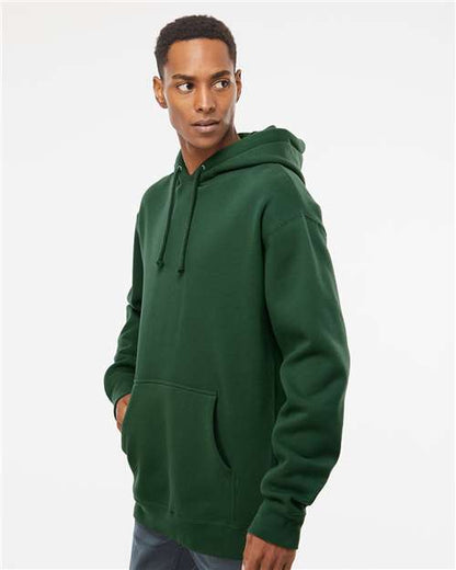 Independent Trading Co. Heavyweight Hooded Sweatshirt IND4000 Dark Green Custom Embroidered Business Logo
