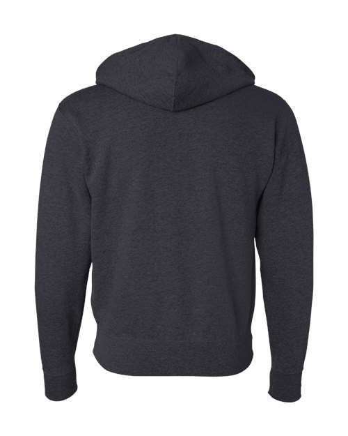 Independent Trading Co. Lightweight Full-Zip Hooded Sweatshirt AFX90UNZ Custom Embroidered Business Logo