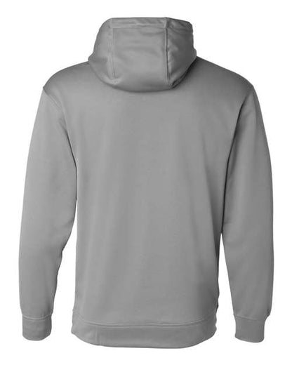 Custom EmbroideredAugusta Sportswear Men's Wicking Fleece Hooded Sweatshirt 1587 Athletic Grey
