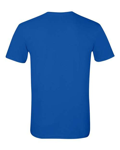 Gildan Softstyle® T-Shirt 64000 Royal Custom Embroidered Business Logo